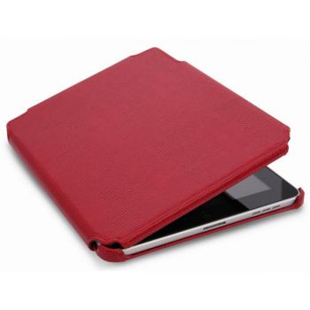 Obal iPad case, Leather Style, Iguana skin, Red