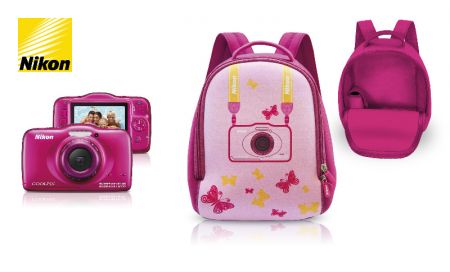 COOLPIX S32 PINK backpack kit