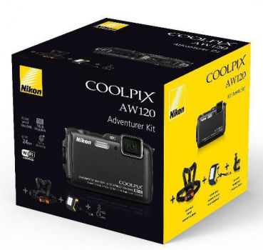 COOLPIX AW120 BLACK +Adventurer Kit