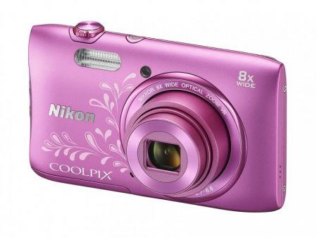 COOLPIX S3600 PINK LINEART