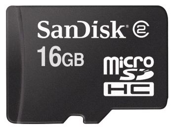 Paměťová karta SD Micro Sandisk HC 16GB
