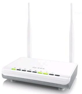NBG-418N Wireless N300 Router, 4 porty 10/100, 2x 5dBi anténa, wifi 802. 11n až 300 Mb/s