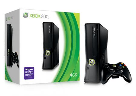 Xbox 360 4GB  + 3 hry