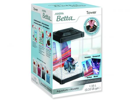 Akvárium MARINA Betta Tower Kit - 1,25l
