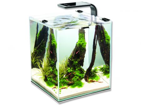 Akvárium set AQUAEL Shrimp Smart černé 25 x 25 x 30 cm - 20l