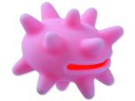 Hračka DOG FANTASY silikonový ježek na pamlsky růžový S