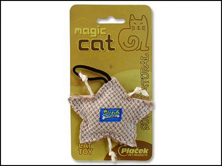 Hračka MAGIC CAT natural hvězdička catnip