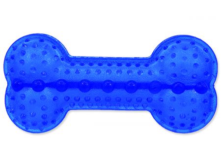 Hračka DOG FANTASY kost gumová modrá 17 cm