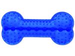 Hračka DOG FANTASY kost gumová modrá 17 cm