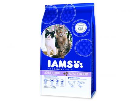 IAMS Multicat Chicken / Salmon - 3kg