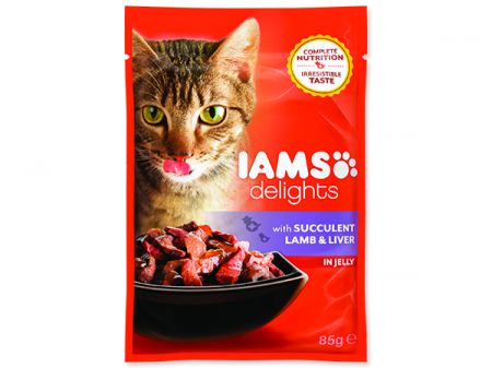 Kapsička IAMS cat delights lamb & liver in jelly - 85g