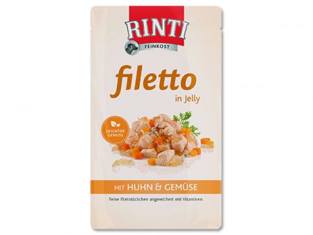 Kapsička RINTI Filetto kuře + zelenina v želé - 125g