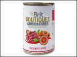 Konzerva BRIT Boutiques gourmandes chicken bits & paté - 400g