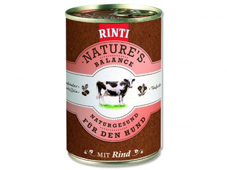 Konzerva RINTI Nature‘s balance hovězí + brambory + vejce - 400g