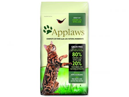Krmivo APPLAWS Dry Cat Chicken with Lamb - 2kg