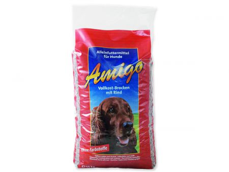 Krmivo AMIGO hovězí - 15kg