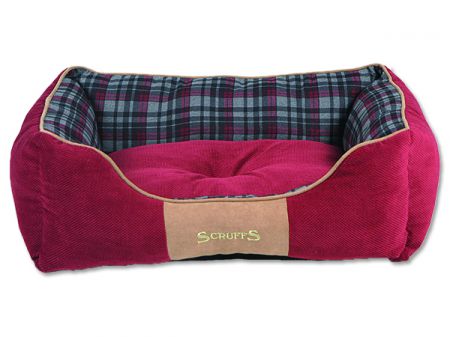 Pelíšek SCRUFFS Highland box bed červený M