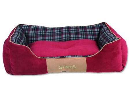 Pelíšek SCRUFFS Highland box bed červený XL