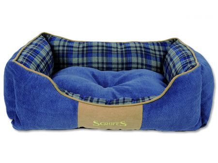 Pelíšek SCRUFFS Highland box bed modrý M