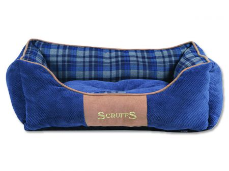 Pelíšek SCRUFFS Highland box bed modrý S