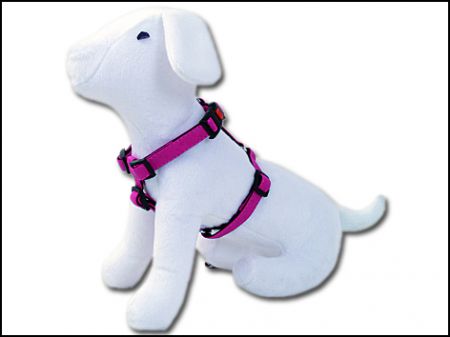 Postroj DOG FANTASY Classic růžový 45-70 cm