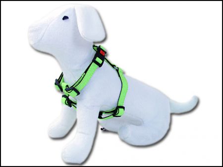 Postroj DOG FANTASY Classic zelený 45-70 cm