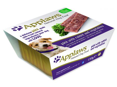 Paštika APPLAWS dog pate with rabbit & vegetables - 150g