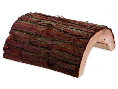 Úkryt SMALL ANIMAL kůra stromu dřevěný 15 x 15 cm