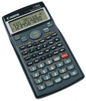 Kalkulačka F-788dx, 10+2míst,2-řádky displej,497+derivační funkce