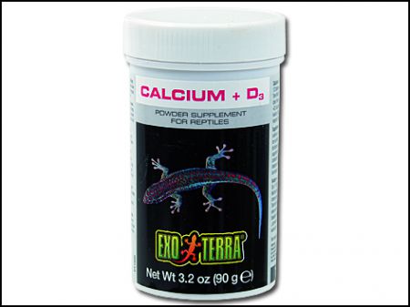 Doplňkové krmivo EXO TERRA kalcium + vitamín D3 - 90g