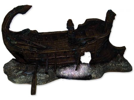 Dekorace AQUA EXCELLENT Torzo lodi 29,5 x 17 x 15,5 cm