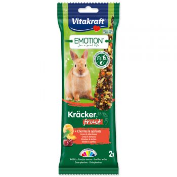 Tyčinky VITAKRAFT Emotion Kracker ovocné pro králíky - 112g