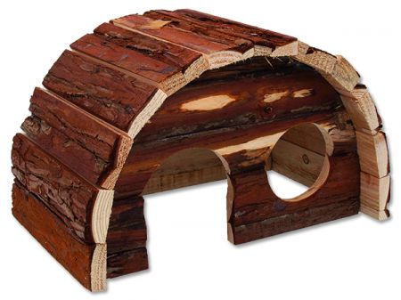 Domek SMALL ANIMALS Hobit dřevěný 25 x 16 x 15 cm