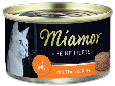 Konzerva MIAMOR Feine Filets tuňák + sýr v želé - 100g