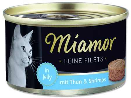 Konzerva MIAMOR Feine Filets tuňák + krevety v želé - 100g