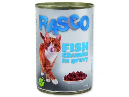 Konzerva RASCO Cat rybí kousky ve šťávě - 415g