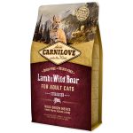 CARNILOVE Lamb and Wild Boar Adult Cats Sterilised - 2kg
