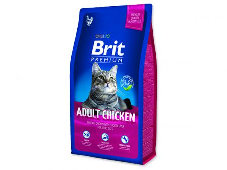 BRIT Premium Cat Adult Chicken - 8kg