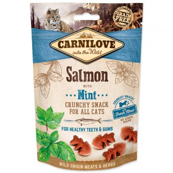 CARNILOVE Cat Crunchy Snack Salmon with Mint with fresh meat - 50g