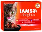 Kapsičky IAMS Cat výběr ze suchozemských mas v omáčce multipack - 1020g