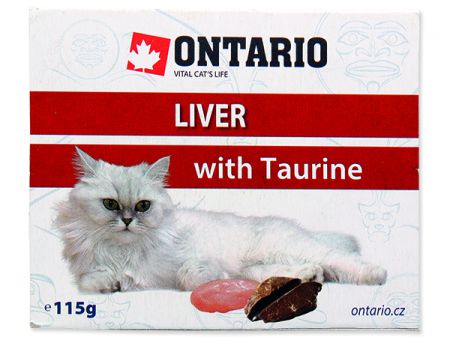 Vanička ONTARIO Cat Liver with Taurine - 115g