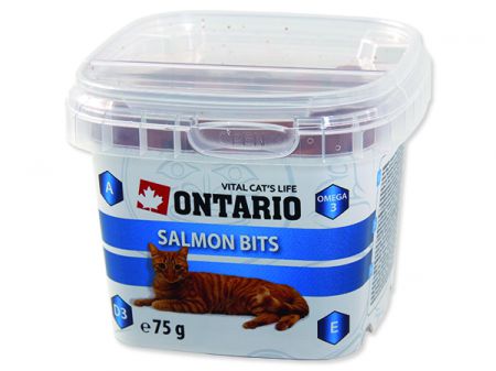Snack ONTARIO Cat Salmon Bits - 75g