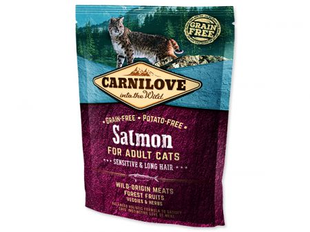 CARNILOVE Salmon Adult Cats Sensitive and Long Hair - 400g