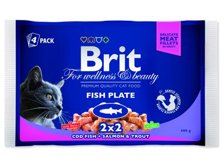Kapsičky BRIT Premium Cat Fish Plate - 400g