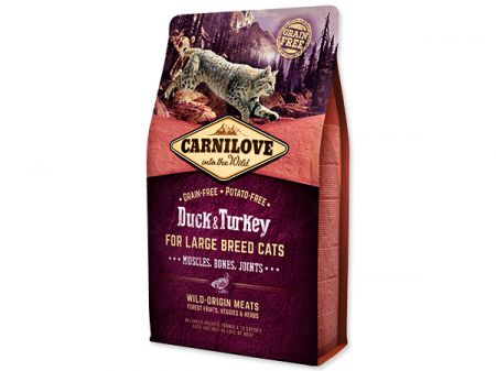 CARNILOVE Duck and Turkey Large Breed Cats Muscles, Bones, Joints - 2kg