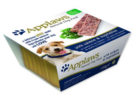 Paštika Applaws Dog Pate with Salmon & vegetables 150g (Exp:24.11.18) - 150g