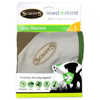 Deka SCRUFFS Insect Shield Blanket hnědá 110 cm