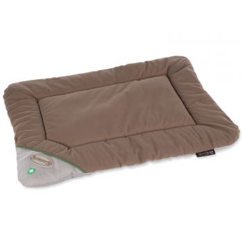 Polštář SCRUFFS Insect Shield Crate Mat hnědý 75 x 52 cm