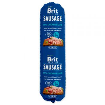 Salám BRIT Premium Dog Sausage Chicken & Lamb - 800g