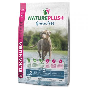 EUKANUBA Nature Plus+ Puppy Grain Free Salmon - 10kg